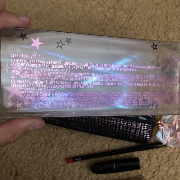MAC Starlit Lip Bag: Red NWT - Picture 4 of 11